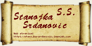 Stanojka Srdanović vizit kartica